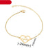 Gold Stainless Steel Animal Bracelets For Women Everyday Jewellery Butterfly Charm Gold Chain Bracelets Set For Women Adjustable Fashion Paperclip Link Beaded Bracelet Charming Women Jewelry