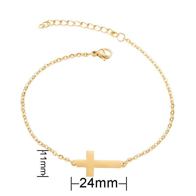 Gold Stainless Steel Animal Bracelets For Women Everyday Jewellery Butterfly Charm Gold Chain Bracelets Set For Women Adjustable Fashion Paperclip Link Beaded Bracelet Charming Women Jewelry