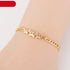 Gold Stainless Steel Animal Bracelets For Women Everyday Jewellery Butterfly Charm Gold Chain Bracelets Set For Women Adjustable Fashion Paperclip Link Beaded Bracelet Charming Women Jewelry