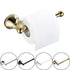 Gold Toilet Paper Holders Black Bronze Wall Mounted Chrome Antique Tissue Hanger White Roll Holder For Kitchen Bathroom Hotel Toilet Paper Holder Bathroom Toilet Paper Roll Holder Wall Mounted Retro Carved Style Tissue Holder