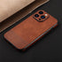 Gorgeous Luxury Genuine Leather Phone Case For iphone 13 Pro Max 12 11 14Pro Max XR XS MAX 7Plus Shockproof Cover Full Protective  Slim Leather Luxury PU Flexible Bumper Non-Slip Grip Shockproof Full Body Protective Cover Men Women Phone Cases