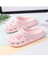 Gray Cute Summer Sandals Women Beach Sandals Non Slip Comfortable Lightweight Outdoor Sandals Woman Light Weight Quick Drying Slip-On Garden Clog Shoes Rubber Slipper