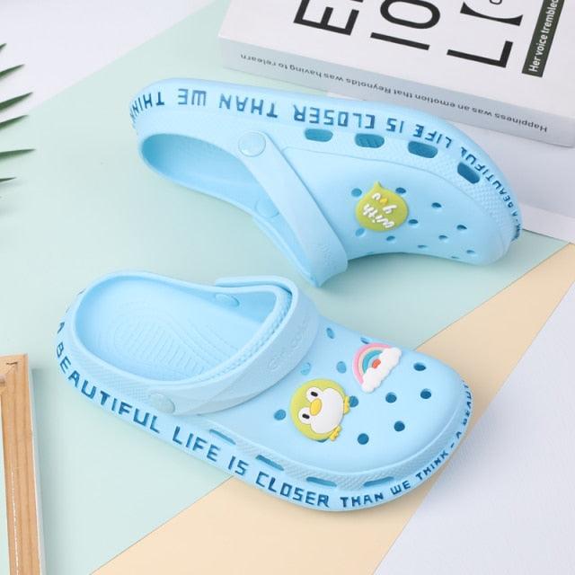 Gray Cute Summer Sandals Women Beach Sandals Non Slip Comfortable Lightweight Outdoor Sandals Woman Light Weight Quick Drying Slip-On Garden Clog Shoes Rubber Slipper