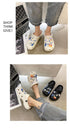 Gray Cute Summer Sandals Women Beach Sandals Non Slip Comfortable Lightweight Outdoor Sandals Woman Light Weight Quick Drying Slip-On Garden Clog Shoes Rubber Slipper