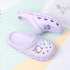 Gray Cute Summer Sandals Women Beach Sandals Non Slip Comfortable Lightweight Outdoor Sandals Woman Light Weight Quick Drying Slip-On Garden Clog Shoes Rubber Slipper