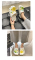 Gray Cute Summer Sandals Women Beach Sandals Non Slip Comfortable Lightweight Outdoor Sandals Woman Light Weight Quick Drying Slip-On Garden Clog Shoes Rubber Slipper