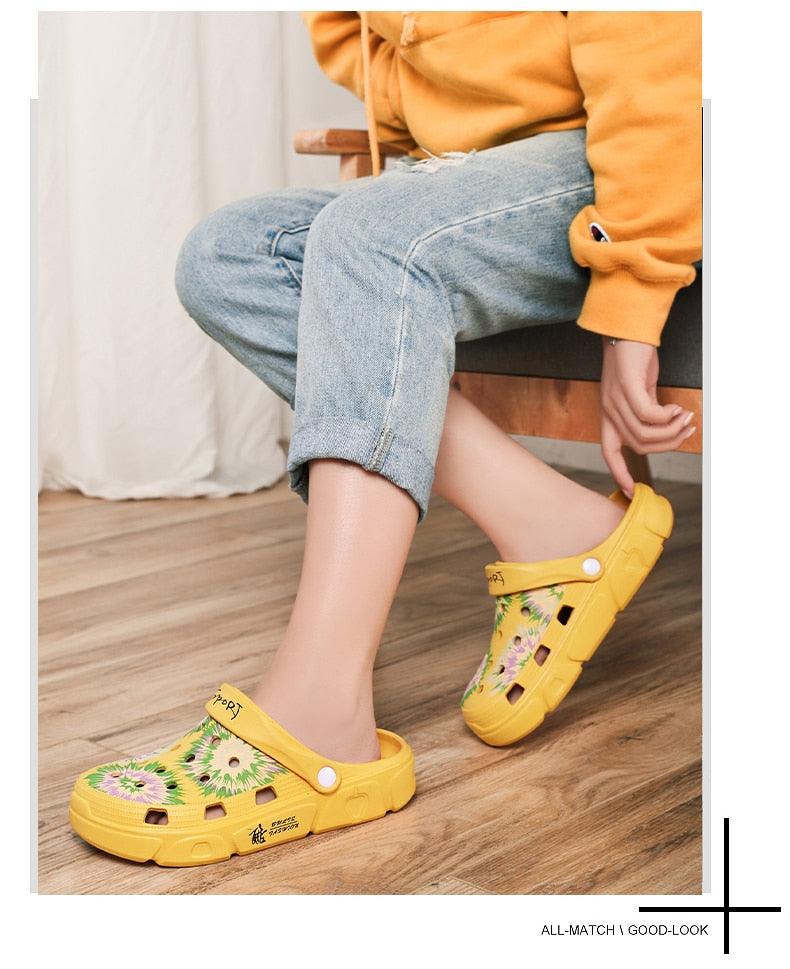 Gray Cute Summer Sandals Women Beach Sandals Non Slip Comfortable Lightweight Outdoor Sandals Woman Light Weight Quick Drying Slip-On Garden Clog Shoes Rubber Slipper