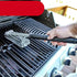 Grill Cleaning Brush BBQ Tool Grill Brush Stainless Steel Brushes Cleaning BBQ Accessories Best Cleaner Barbecue Stainless Steel Woven Wire Bristles Grill Brush Barbecue Grill Cleaner Safe Grill Cleaning Brush for Gas Charcoal Grilling