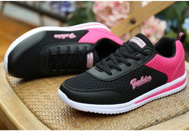 Gym Woman Spring Summer Sneakers Breathable Women Casual Shoes Trainers Running Shoes Light Mesh Tennis Casual Sneakers Fashion Walking Shoes For Womens