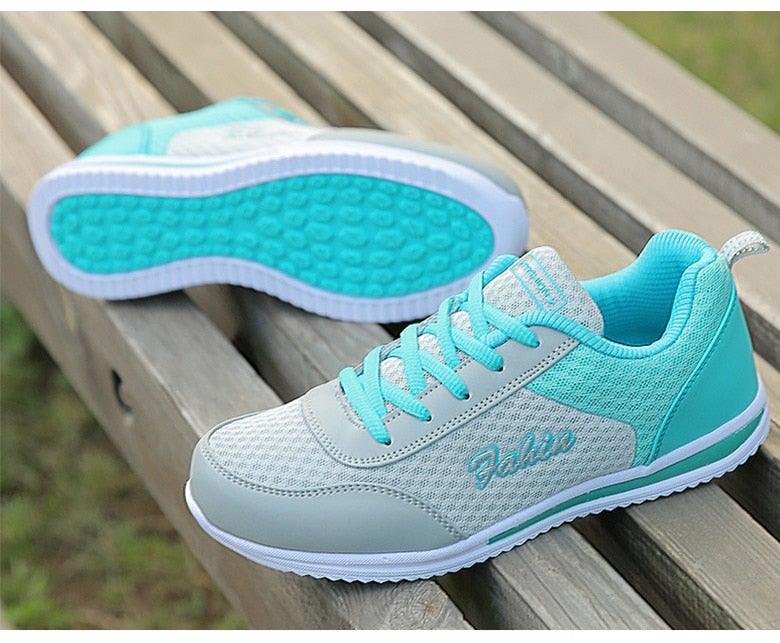 Gym Woman Spring Summer Sneakers Breathable Women Casual Shoes Trainers Running Shoes Light Mesh Tennis Casual Sneakers Fashion Walking Shoes For Womens