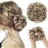 Hair Bun Extensions Messy Curly Elastic Hair Scrunchies Hairpieces Synthetic Chignon Donut Up-do Hair Pieces Clip in Hair Extension For Volumized Hair Buns For Girls