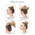 Hair Bun Extensions Messy Curly Elastic Hair Scrunchies Hairpieces Synthetic Chignon Donut Up-do Hair Pieces Clip in Hair Extension For Volumized Hair Buns For Girls