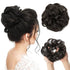 Hair Bun Extensions Messy Curly Elastic Hair Scrunchies Hairpieces Synthetic Chignon Donut Up-do Hair Pieces Clip in Hair Extension For Volumized Hair Buns For Girls