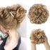 Hair Bun Extensions Messy Curly Elastic Hair Scrunchies Hairpieces Synthetic Chignon Donut Up-do Hair Pieces Clip in Hair Extension For Volumized Hair Buns For Girls