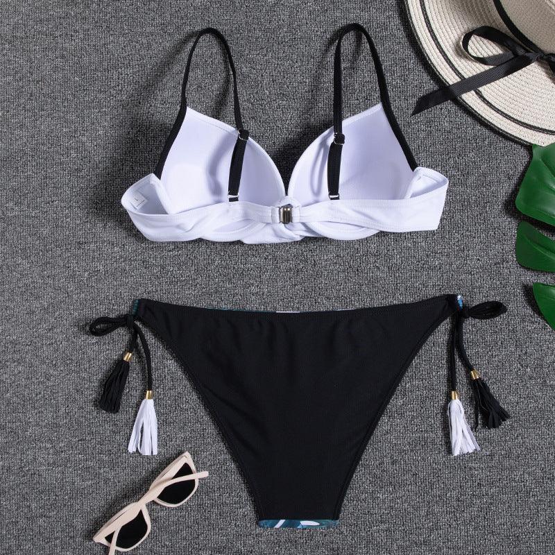 Halter Bikini Bandage Swimsuit Solid Swimwear Sport Liquid Metallic Shiny String Bikini 2 Piece Swimsuit Set Women Shiny Bikini Set Bathing Suit Push Up Two-piece Suit