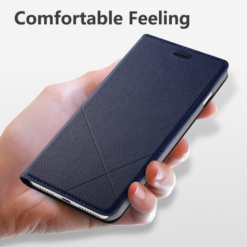 Hand Made For Xiaomi Redmi Note 8 7 6 5 4x 5a Redmi 5 Plus K20 7 6a 6 Pro Y1 3s 4 Pro 4a 5a Leather Case PU Flip Cover Card Slot Full Body Shockproof Stand Flip Wallet Case Cover with Card Holder