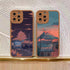 Hand Painted House scenery Phone Case For iPhone 13 12 11 Pro Max  Scene For iPhone 7 8Plus SE X XR XS Cover Woman Girl Frosted Hard PC Back Protective Bumper Silicone Shockproof for iPhone