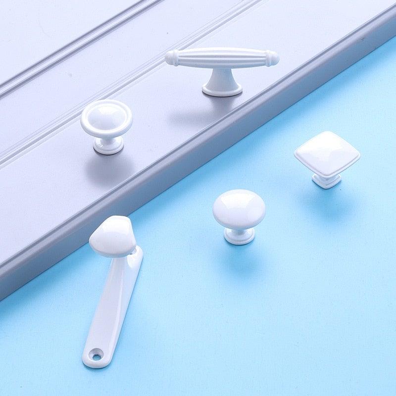 Handles Drawer Cabinet Furniture Kitchen Handles For Cabinet Knob Door Drawer Furniture Kitchen Knob Simplicity White Stainless Steel Hollow Tube  Bar Drawer Pulls Cupboard Knob For Kitchen Furniture Hardware