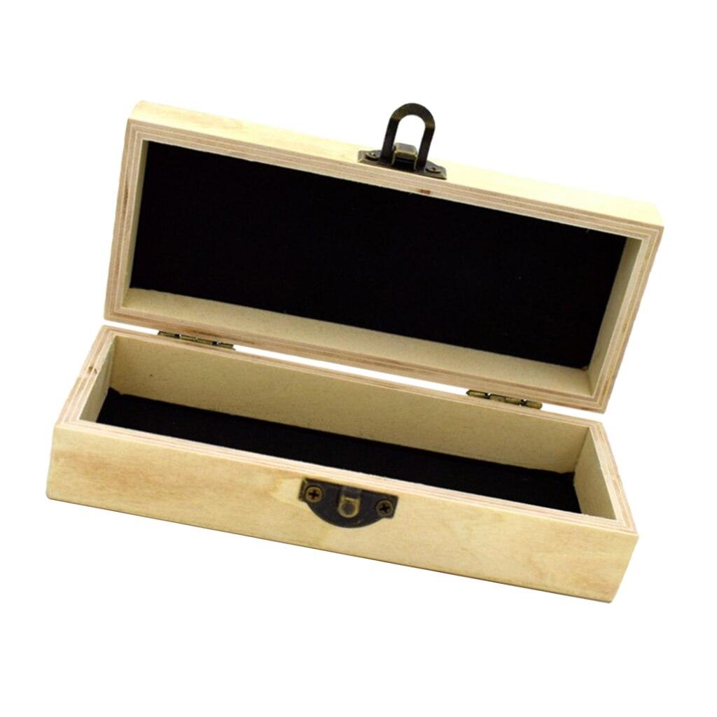 Handmade Glasses Holder Natural Wooden Sunglasses Eyewear Protective Case Scratchproof Rectangle Shape Eyewear Cases Hard Shell Rectangle Eyeglass Case Protective Case For Glasses Sunglasses And Eyeglasses