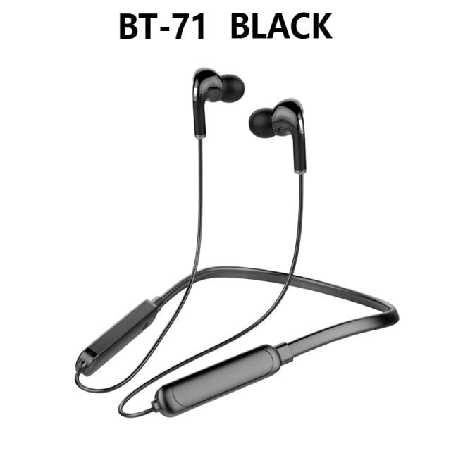 Hanging Neck Bluetooth 5.0 Wireless Sports Headset Ear Headset Bluetooth Headphones Earbuds Earphone With Microphone For Bluetooth Over Ear Headphones, Wireless 5.0/Wired Headset, 55Hrs Playtime, Hi-Fi Stereo Deep Bass, Soft Earmuffs & Light Weight