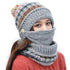 Hat Winter Mask balaclava Hat for girls Scarf Thick Warm Fleece Inside Knitted Hat Thick Mask Warm Full Face Scarf Winter Hats Hiking Face Scarf Balaclava Helmet Liner Cap Soft Sport Reusable Headgear Winter Fishing Warm Mask