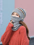 Hat Winter Mask balaclava Hat for girls Scarf Thick Warm Fleece Inside Knitted Hat Thick Mask Warm Full Face Scarf Winter Hats Hiking Face Scarf Balaclava Helmet Liner Cap Soft Sport Reusable Headgear Winter Fishing Warm Mask