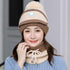 Hat Winter Mask balaclava Hat for girls Scarf Thick Warm Fleece Inside Knitted Hat Thick Mask Warm Full Face Scarf Winter Hats Hiking Face Scarf Balaclava Helmet Liner Cap Soft Sport Reusable Headgear Winter Fishing Warm Mask