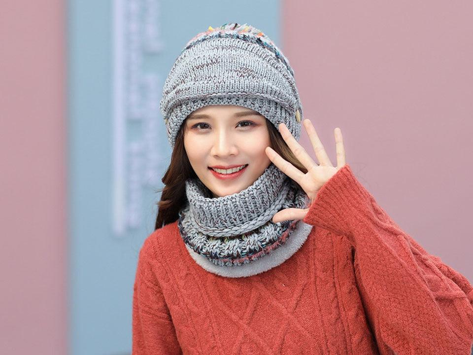 Hat Winter Mask balaclava Hat for girls Scarf Thick Warm Fleece Inside Knitted Hat Thick Mask Warm Full Face Scarf Winter Hats Hiking Face Scarf Balaclava Helmet Liner Cap Soft Sport Reusable Headgear Winter Fishing Warm Mask