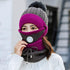 Hat Winter Mask balaclava Hat for girls Scarf Thick Warm Fleece Inside Knitted Hat Thick Mask Warm Full Face Scarf Winter Hats Hiking Face Scarf Balaclava Helmet Liner Cap Soft Sport Reusable Headgear Winter Fishing Warm Mask