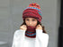 Hat Winter Mask balaclava Hat for girls Scarf Thick Warm Fleece Inside Knitted Hat Thick Mask Warm Full Face Scarf Winter Hats Hiking Face Scarf Balaclava Helmet Liner Cap Soft Sport Reusable Headgear Winter Fishing Warm Mask