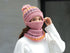 Hat Winter Mask balaclava Hat for girls Scarf Thick Warm Fleece Inside Knitted Hat Thick Mask Warm Full Face Scarf Winter Hats Hiking Face Scarf Balaclava Helmet Liner Cap Soft Sport Reusable Headgear Winter Fishing Warm Mask