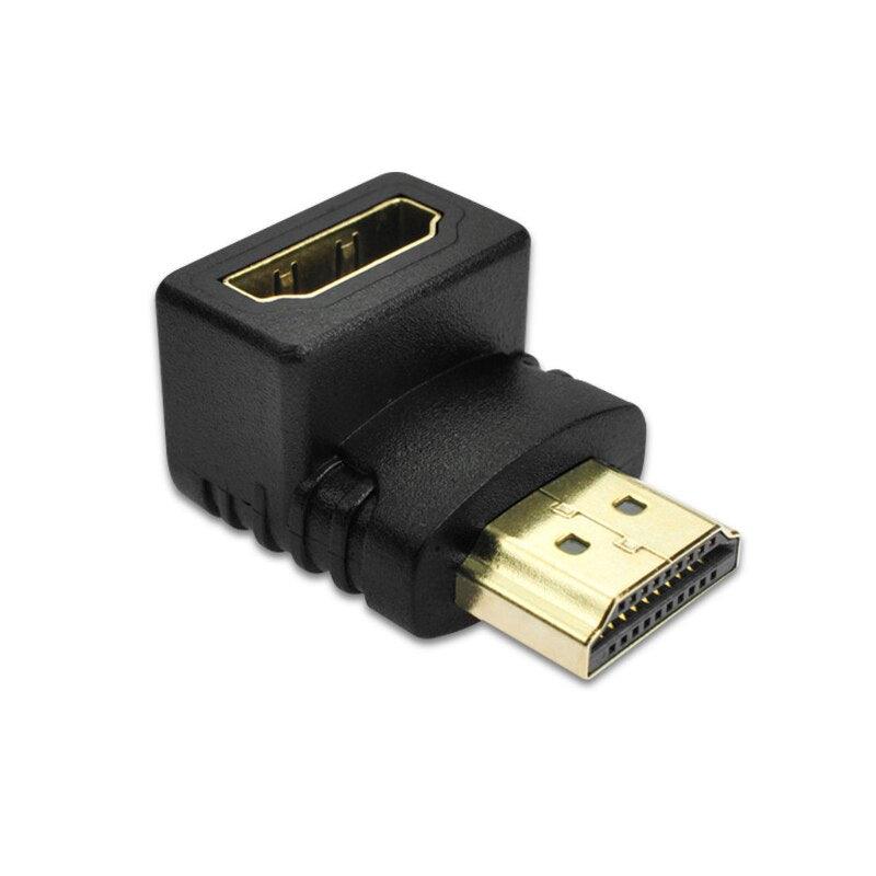 HDMI Compatible 90 Degree Right Angle Adapter HDMI 270 Degree HDMI Gold Plated HDMI 2.0 Male To Female Adapter Connector HDMI Cable Extender 3D 4K Supported - STEVVEX Cable - 220, 4K display port, 4K HDMI Cable, 4K HDMI Plug, 4k resolution, 90 Degree Right Angle Adapter, adapter, Adapter cables, adapter for tv, Angled Adapter, cable, cable adapter, cable for laptop, cable for PC, display port, HDMI, HDMI ADAPTER, HDMI Angled Adapter, HDMI Cable 4K - Stevvex.com