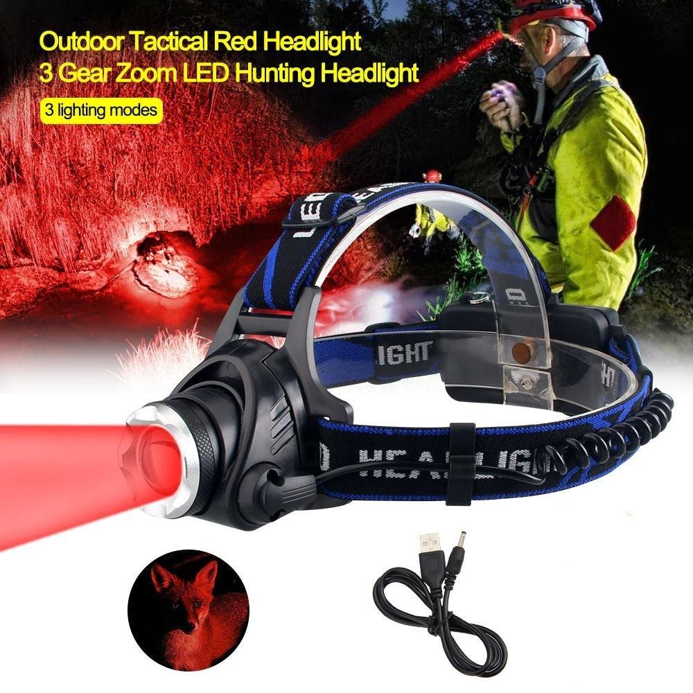 Headlamp Flashlight USB LED Head Rechargeable Light Waterproof Green/Red/UV 395nm Zoomable Headlamp Flashlight Light Outdoor Waterproof Headlight Led Head Lamp 3 Modes Torch For Camping Hiking Fishing - STEVVEX Lamp - 200, Adjustable Flashlight, Adjustable Headlamp, Adjustable Headlight, Flashlight, gadgets, Headlamp, Headlight, lamp, Outdoor Light, Torch, Waterproof Flashlight, Waterproof Headlamp, Waterproof Headlight, Zoomable Flashlight - Stevvex.com