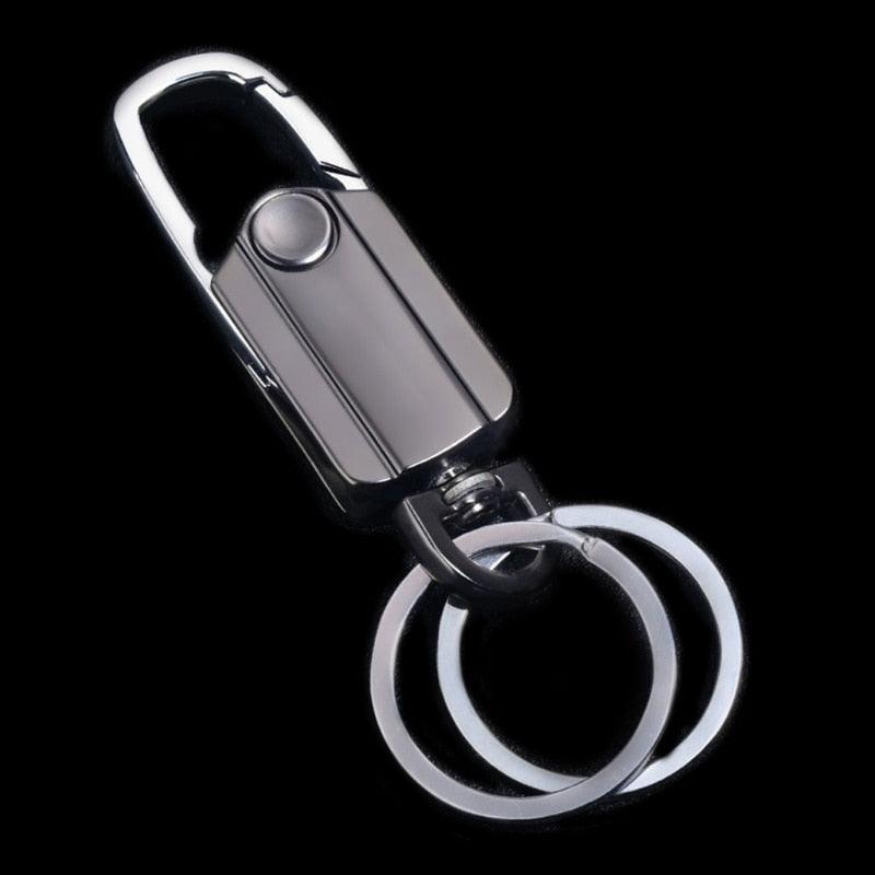 Heavy Duty Key Chain Anti-Anxiety Rotatable Keyring Box Cutter Phone Holder Bottle Opener Key Chains for Men Heavy Duty Key Chain Bottle Opener Carabiner Car Key Chains for Men and Women