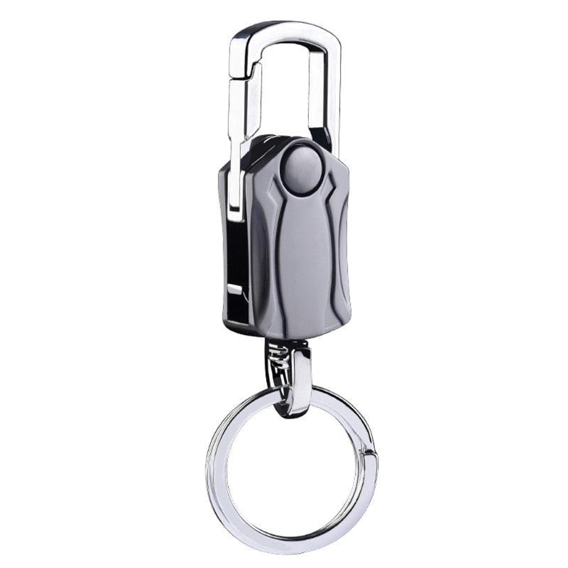 Heavy Duty Key Chain Anti-Anxiety Rotatable Keyring Box Cutter Phone Holder Bottle Opener Key Chains for Men Heavy Duty Key Chain Bottle Opener Carabiner Car Key Chains for Men and Women