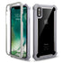 Heavy Duty Shockproof Phone Case For iPhone 14 13 12 Soft Transparent Back Cover Full-Body Clear Bumper Case with Built-in Screen Protector For iPhone