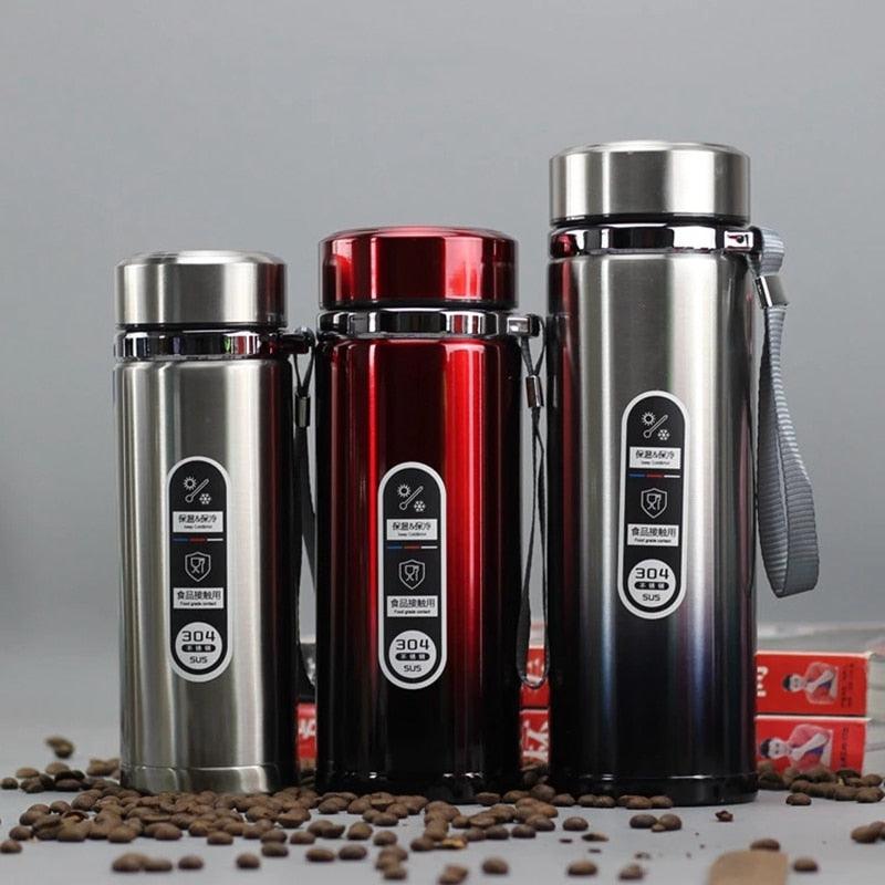 High Capacity Business Thermos Mug Stainless Steel Insulated Water Bottle Portable Vacuum Flask For Office Tea Mugs Vacuum Insulated Coffee Mug Spill Proof With Stainless Steel Travel Mugs Gift For Women Men