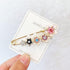 High-end Safety Pins For Women Flower Pin Crystal Rhinestones Safety Pins Woman Jewelry Accessories Hijab Scarf Clip Buckles