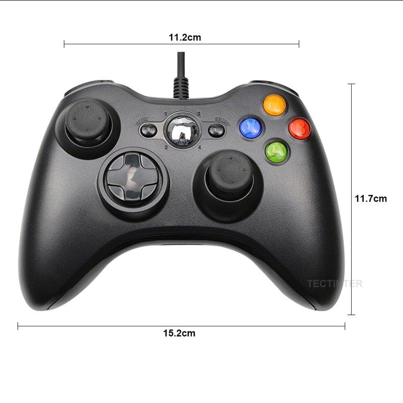 High Quality Black USB Wired Joystick Vibration Gamepad Controller Compatible With PC Monitor Laptop Smart TV - STEVVEX Game - 221, 6 fingers all in one, all in one game controller, best quality joystick, black gamepad, classic games, classic joystick, controller for pc, game, Game Controller, Game Pad, games, joystick, joystick for games, wired game controller, wired joystick - Stevvex.com