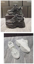 High Quality Chunky Sneakers Womens Platform Fashion Breathable Height Increased Thick Bottom Trainers High White Fashion Thick Soled Sports Walking Sneakers