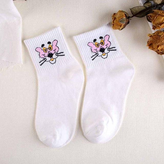 High Quality Cute Elegant Lovely Kawaii Cartoon Sweet Cotton Women Socks Animals Character Casual Short Socks For Men And Women