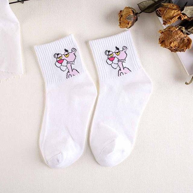 High Quality Cute Elegant Lovely Kawaii Cartoon Sweet Cotton Women Socks Animals Character Casual Short Socks For Men And Women