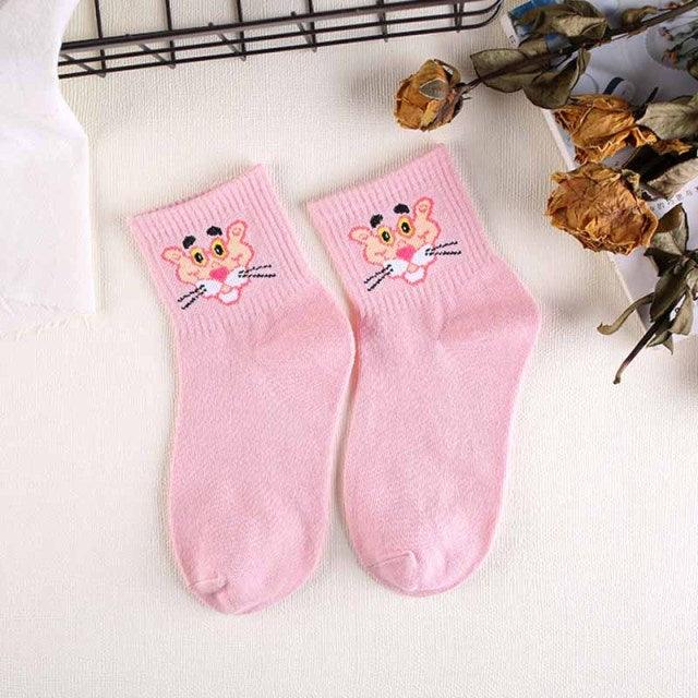 High Quality Cute Elegant Lovely Kawaii Cartoon Sweet Cotton Women Socks Animals Character Casual Short Socks For Men And Women