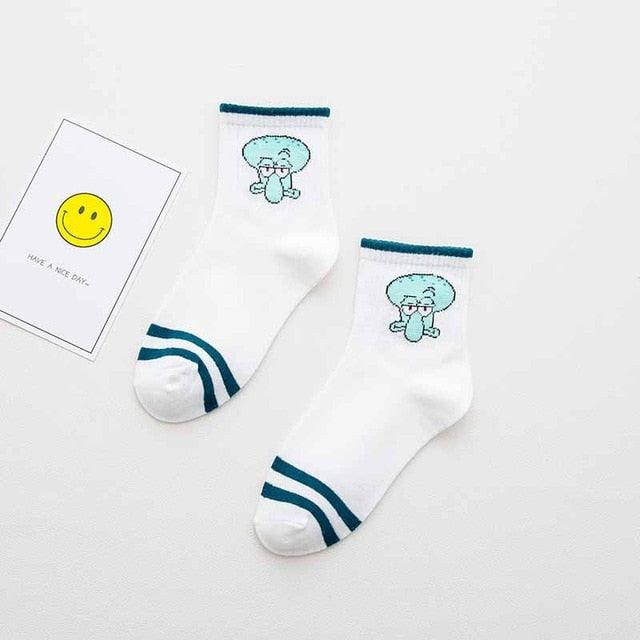 High Quality Cute Elegant Lovely Kawaii Cartoon Sweet Cotton Women Socks Animals Character Casual Short Socks For Men And Women