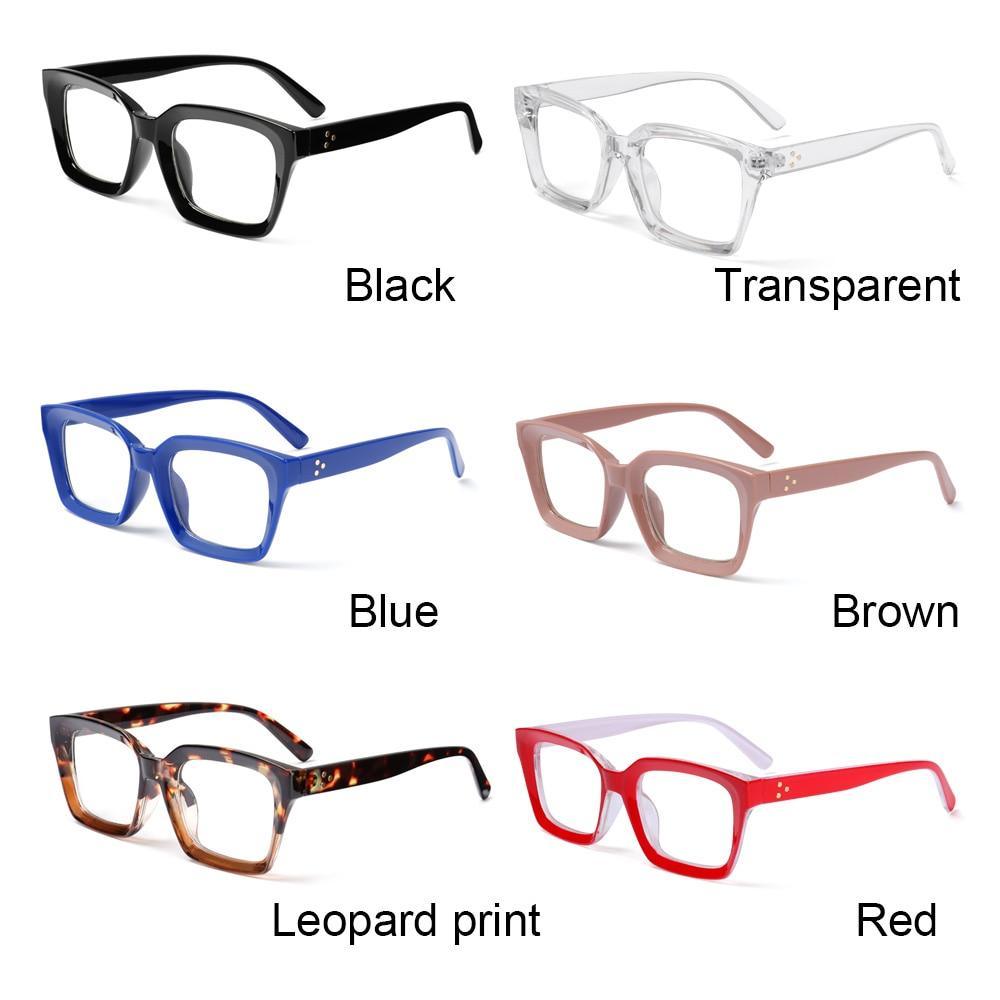 High Quality Fashion Square Frame Reading Glasses Men Women Fashion Oversized Frame High-definition Presbyopia Eyeglasses For Men And Women Diopter 0~+ 3.00