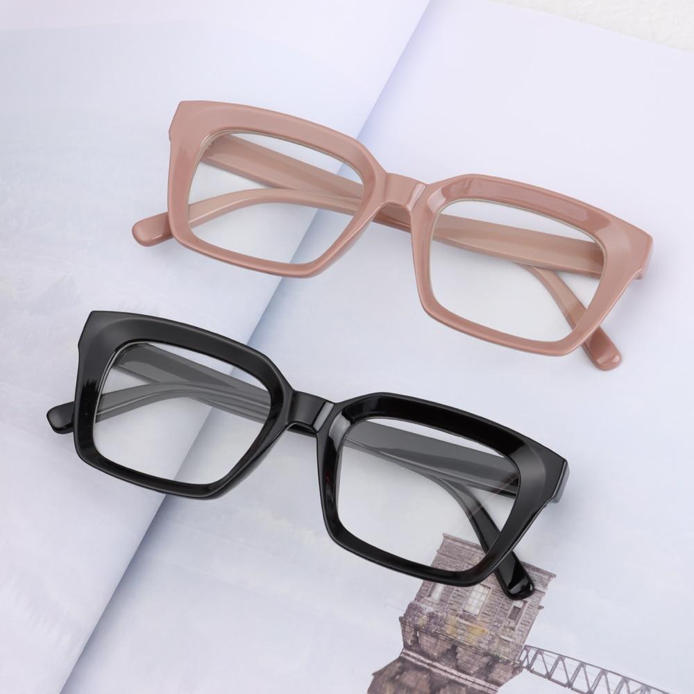 High Quality Fashion Square Frame Reading Glasses Men Women Fashion Oversized Frame High-definition Presbyopia Eyeglasses For Men And Women Diopter 0~+ 3.00