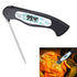 High Quality Foldable Food Thermometer Probe Digital BBQ Meat Kitchen Thermometer  Instant Read Meat Thermometer With 4.6” Folding Probe Backlight & Calibration Function For Cooking Food Candy BBQ Grill Liquids Beef Liquid Water Oil Temperature Gauge