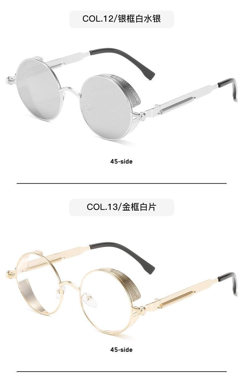 High Quality Metal Circle Frame Luxury & Designer High Quality Sunglasses For Men and Women New Retro Style Round Shape Metal Frame Sunglasses UV400