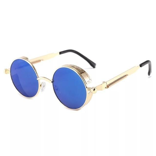 High Quality Metal Circle Frame Luxury & Designer High Quality Sunglasses For Men and Women New Retro Style Round Shape Metal Frame Sunglasses UV400