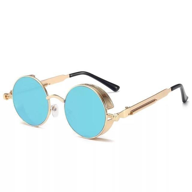 High Quality Metal Circle Frame Luxury & Designer High Quality Sunglasses For Men and Women New Retro Style Round Shape Metal Frame Sunglasses UV400